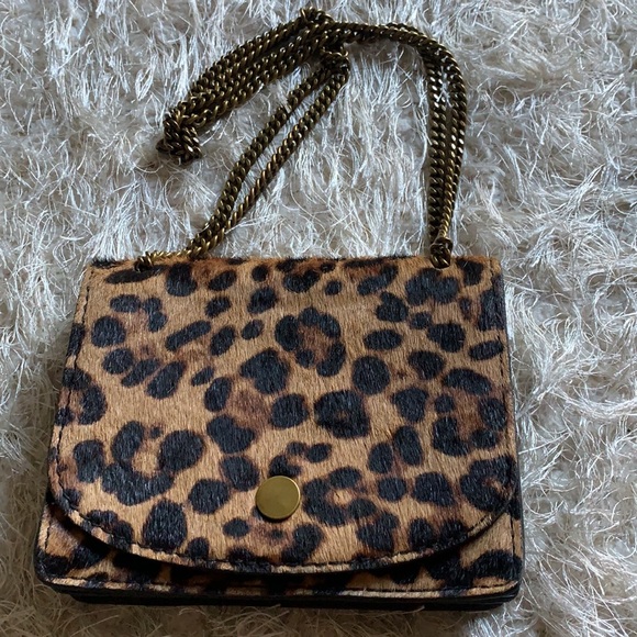 Madewell Calf Hair Leather Suede Crossbody Bag - Picture 12 of 15